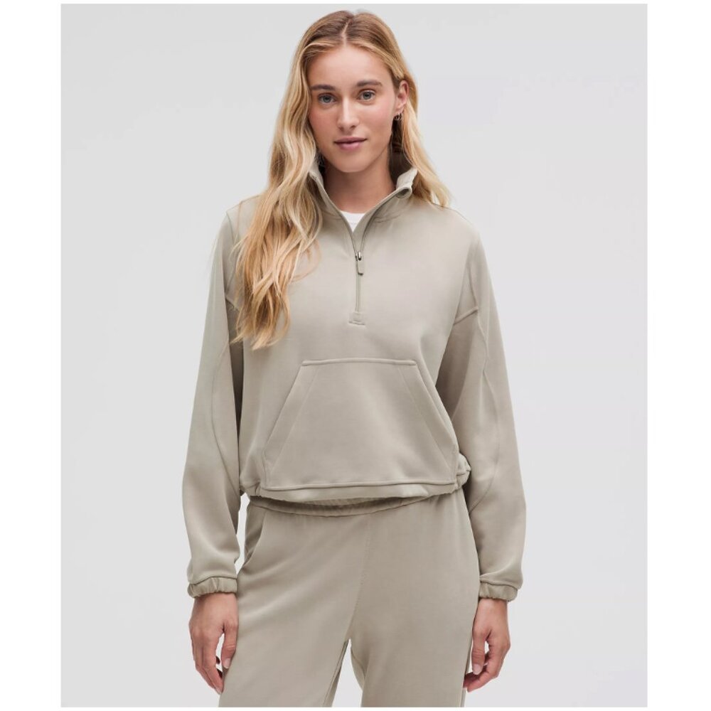 Lululemon Brushed Softstreme Half Zip NWOT